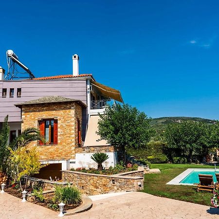 Вилла Chariklia'S House With Private Pool Kato Lekhonia Экстерьер фото