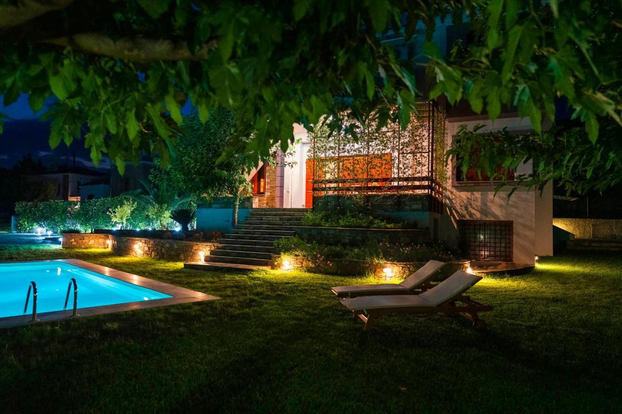 Вилла Chariklia'S House With Private Pool Kato Lekhonia Экстерьер фото